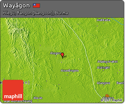 Physical 3D Map of Wayāgon