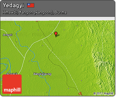 Physical 3D Map of Yedagyi