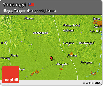 Physical 3D Map of Yemungyi
