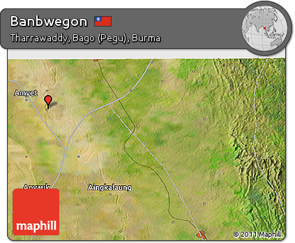 Satellite 3D Map of Banbwegon
