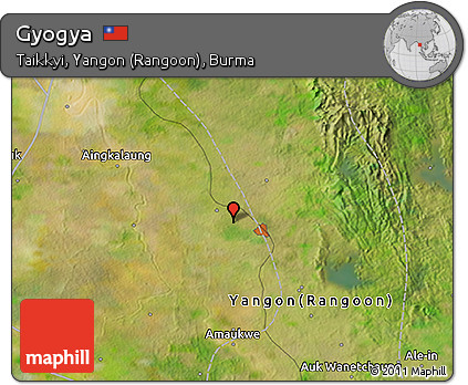 Satellite 3D Map of Gyogya
