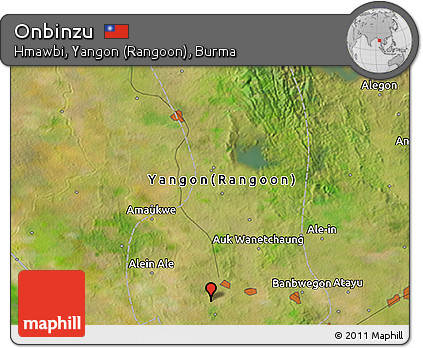 Satellite 3D Map of Onbinzu