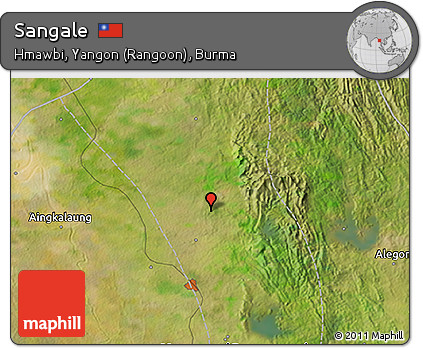 Satellite 3D Map of Sangale