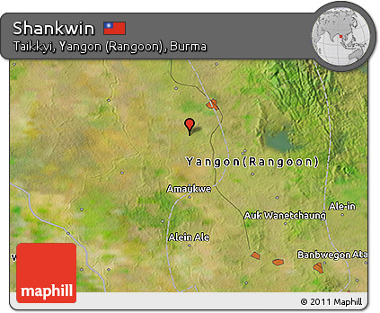 Satellite 3D Map of Shankwin