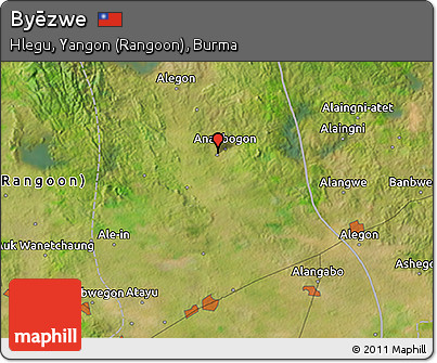 Satellite 3D Map of Byēzwe
