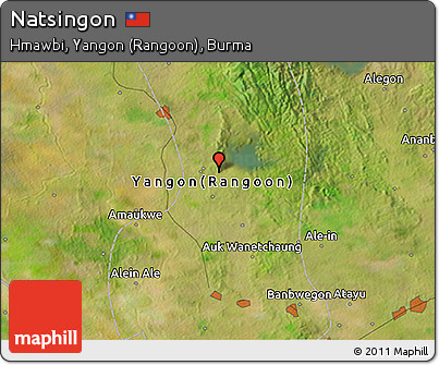 Satellite 3D Map of Natsingon