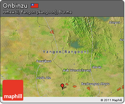 Satellite 3D Map of Onbinzu