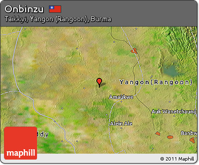 Satellite 3D Map of Onbinzu