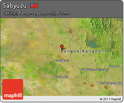Satellite 3D Map of Sabyuzu