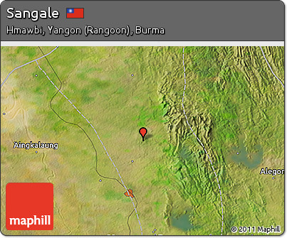 Satellite 3D Map of Sangale