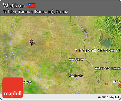 Satellite 3D Map of Wetkon