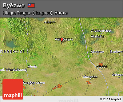 Satellite 3D Map of Byēzwe