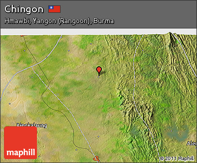 Satellite 3D Map of Chingon