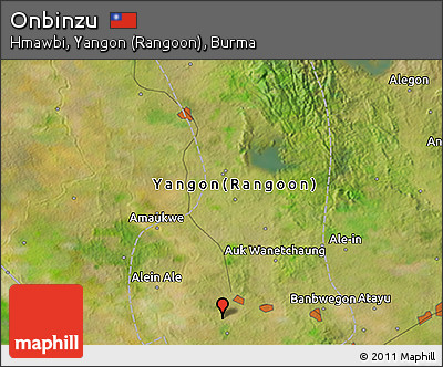 Satellite 3D Map of Onbinzu