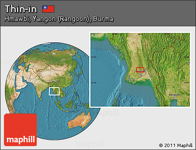 Satellite Location Map of Thin-in