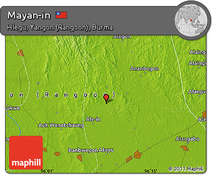 Physical Map of Mayan-in