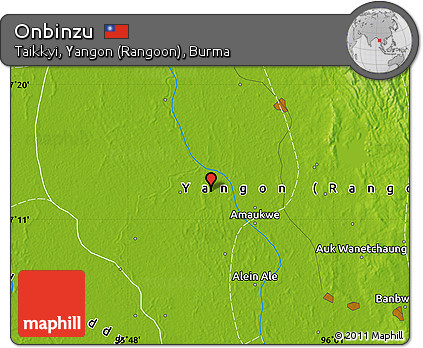 Physical Map of Onbinzu