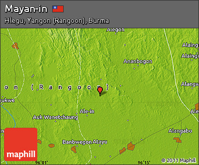 Physical Map of Mayan-in