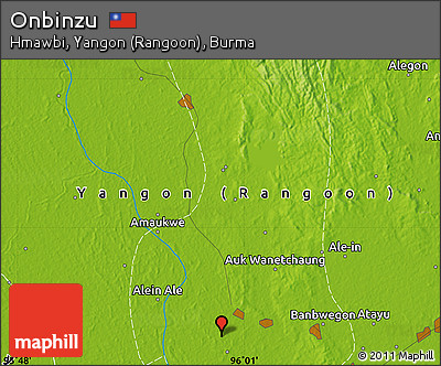 Physical Map of Onbinzu