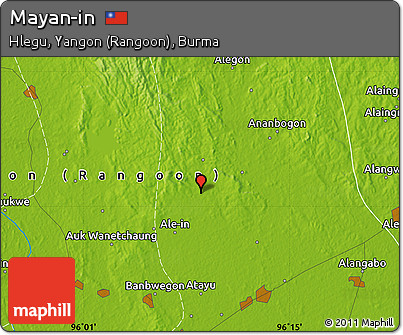 Physical Map of Mayan-in