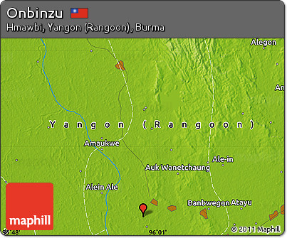 Physical Map of Onbinzu