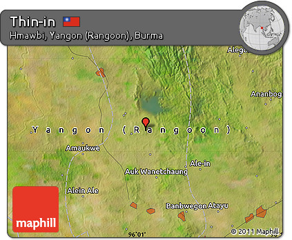 Satellite Map of Thin-in