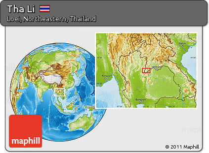 Physical Location Map of Tha Li