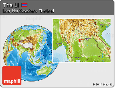 Physical Location Map of Tha Li