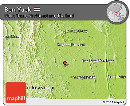 Physical 3D Map of Ban Yuak