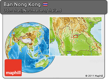 Physical Location Map of Ban Nong Kong