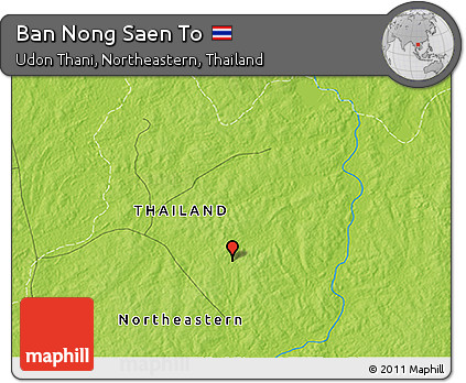Physical 3D Map of Ban Nong Saen To
