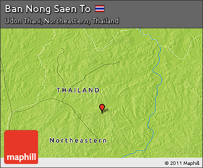 Physical 3D Map of Ban Nong Saen To