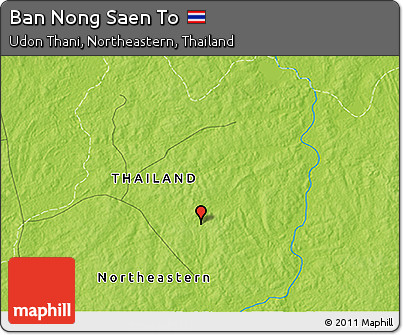 Physical 3D Map of Ban Nong Saen To
