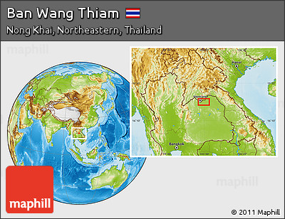 Physical Location Map of Ban Wang Thiam