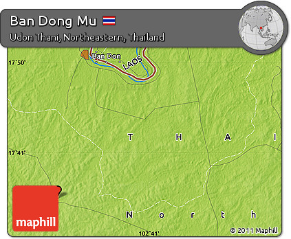 Physical Map of Ban Dong Mu