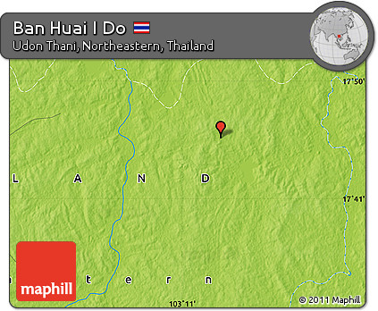 Physical Map of Ban Huai I Do