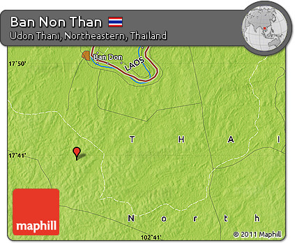 Physical Map of Ban Non Than