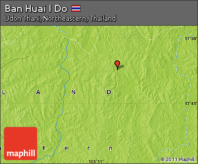 Physical Map of Ban Huai I Do