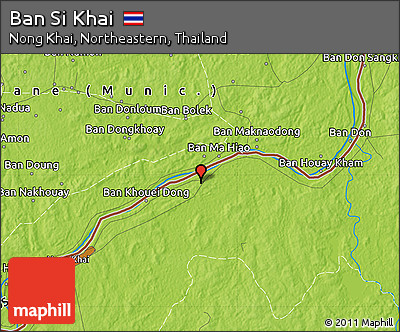 Physical Map of Ban Si Khai