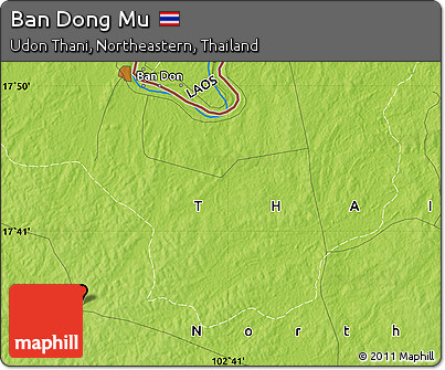 Physical Map of Ban Dong Mu
