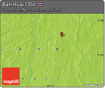 Physical Map of Ban Huai I Do