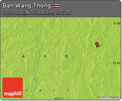 Physical Map of Ban Wang Thong