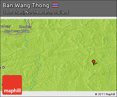 Physical Panoramic Map of Ban Wang Thong