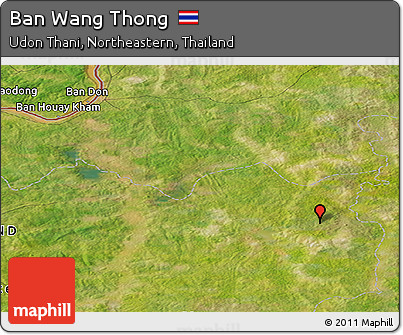 Satellite Panoramic Map of Ban Wang Thong