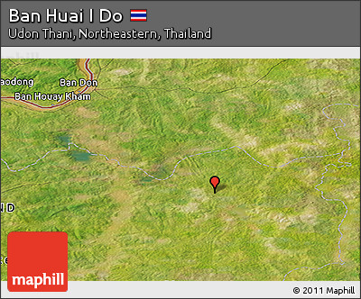 Satellite Panoramic Map of Ban Huai I Do