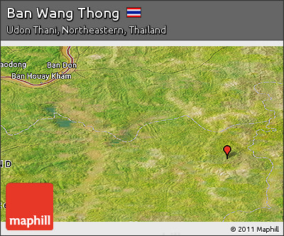 Satellite Panoramic Map of Ban Wang Thong