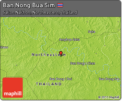 Physical 3D Map of Ban Nong Bua Sim