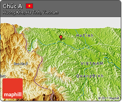 Physical 3D Map of Chúc A