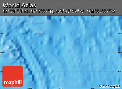 Physical Map of the Area around 17° 50' 55" N, 105° 19' 29" W