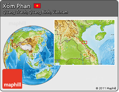 Physical Location Map of Xóm Phan